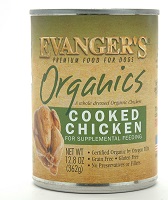 Evanger's Organics Canned Grain Free Organic Cooked Chicken