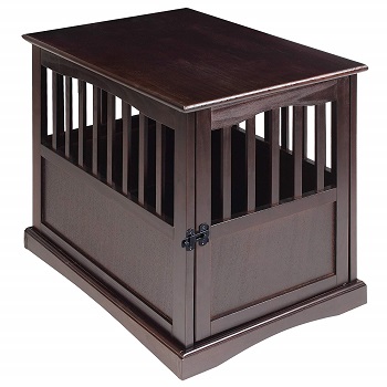 impact case collapsible wooden dog crate