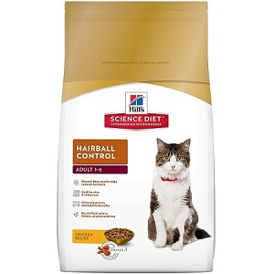 Hill’s Science Diet Hairball Control Food for Adult Cat
