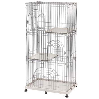 IRIS Wire Pet Cage For Cats | 3-tier