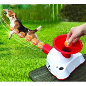 Etna Gotcha Talking Dog Fetch Toy Automatic Ball Launcher