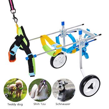 HiHydro 6 Types Cart Pet Wheelchair for Handicapped Dogs
