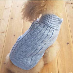 Tangpan Turtleneck Classic Straw-Rope Pet Dog Sweater