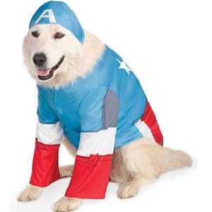 Marvel Captain America Dog Garment