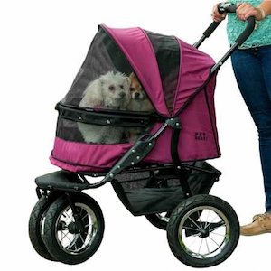 Pet Gear NO-ZIP Double Pet Stroller for Dogs