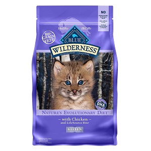 Blue Wilderness High Protein Grain Free Kitten Dry Cat Food