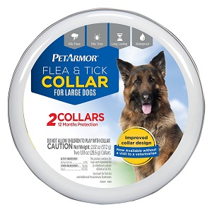 PETARMOR Premium Flea & Tick Collar for Large Dogs