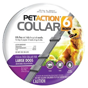 Pet Action Flea Tick Collar for Large Dogs