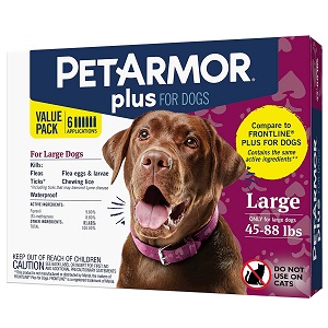 PETARMOR Plus for Dogs Flea and Tick Prevention for Dogs